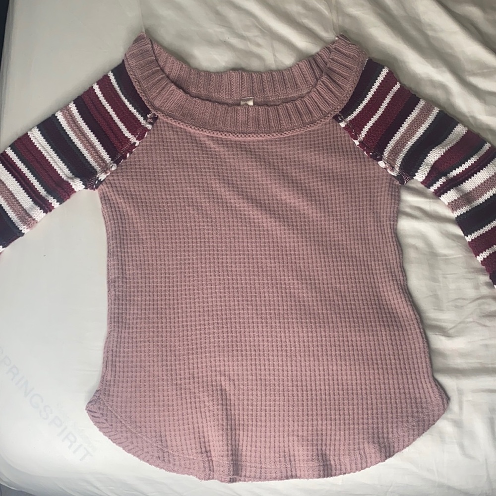 Long Sleeved Off The Shoulder Sweater from Altard State